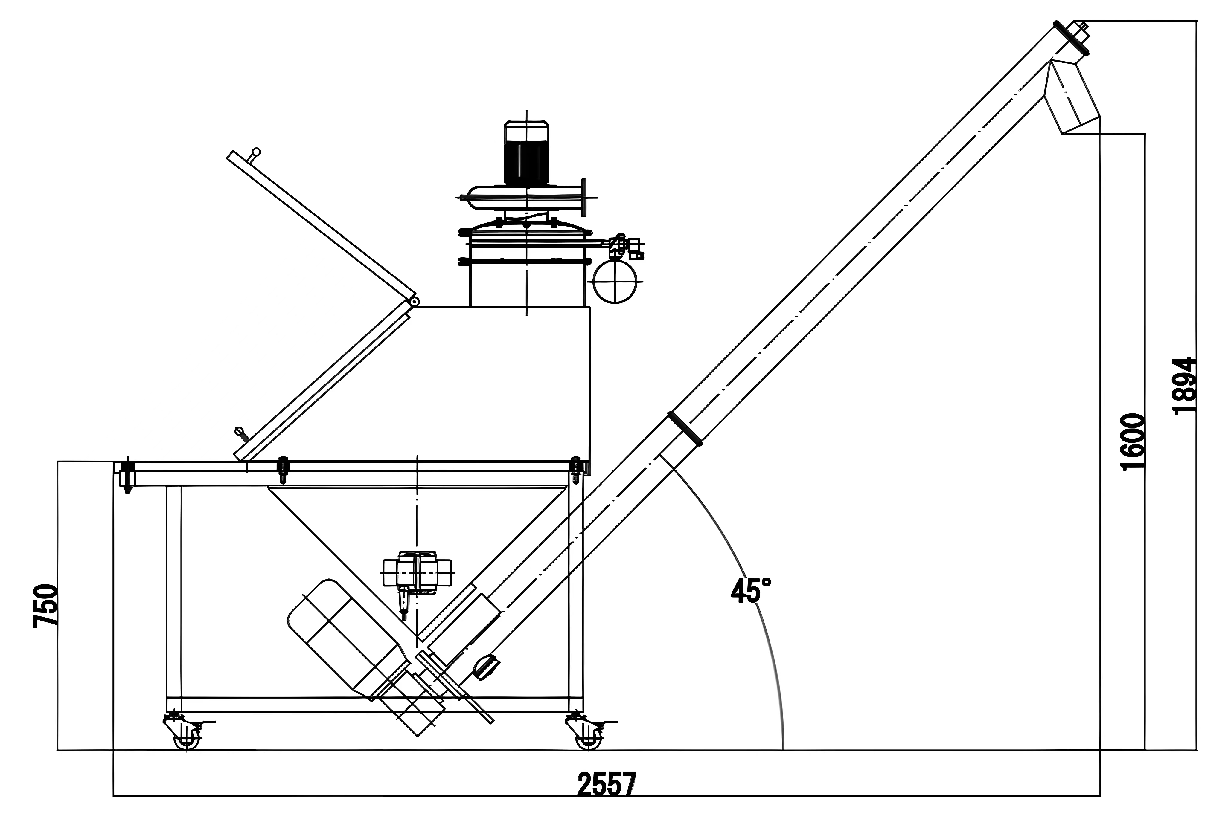 Screw Feeding Machine (Dust Proof)