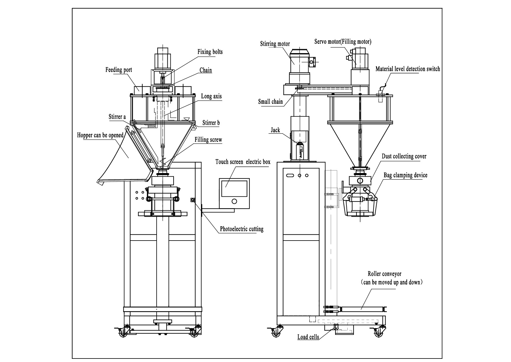 Quantative Powder Packaging Machine