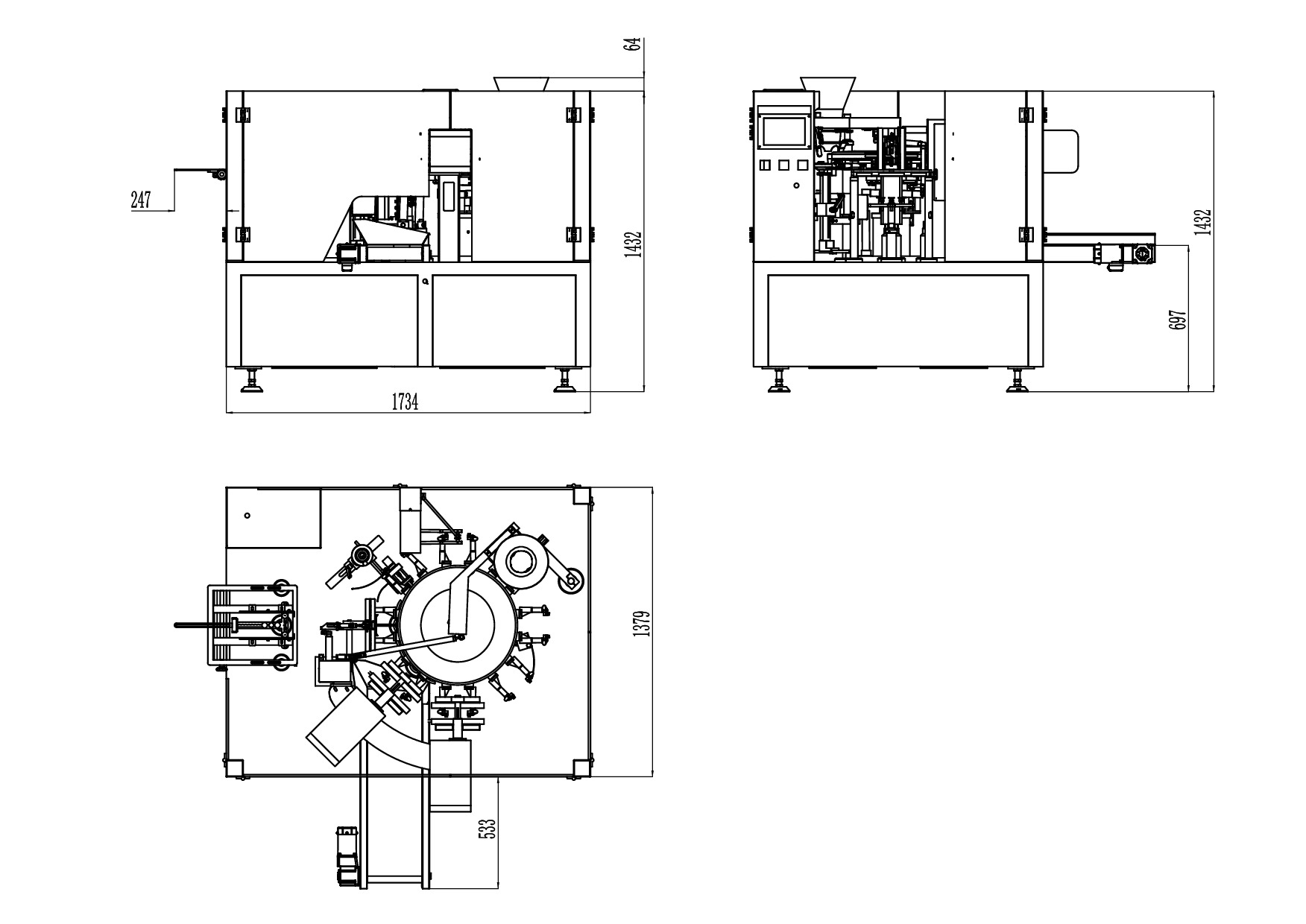 8-station Bag Packing Machine