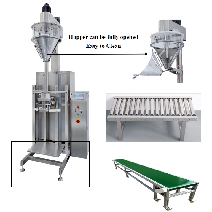 Lifting Filling Powder Packing Machine