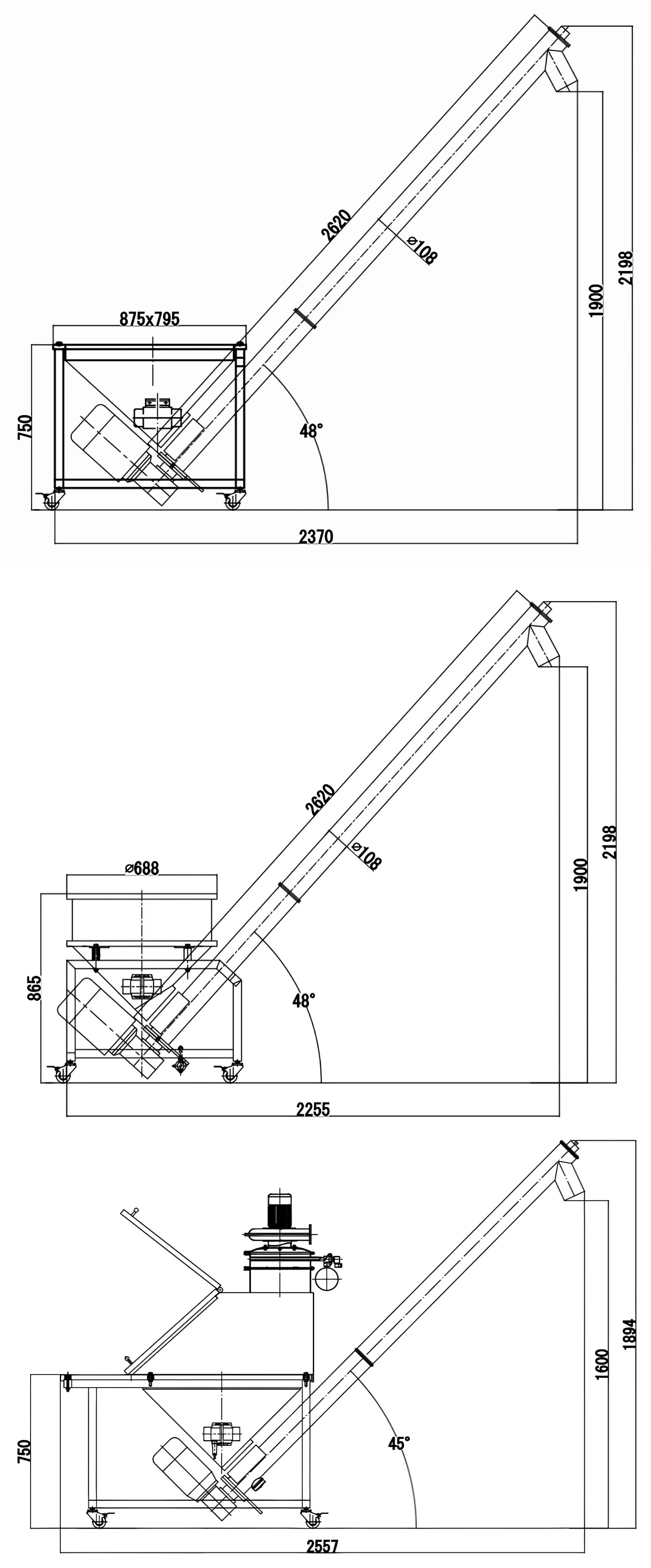 Screw Feeding Machine