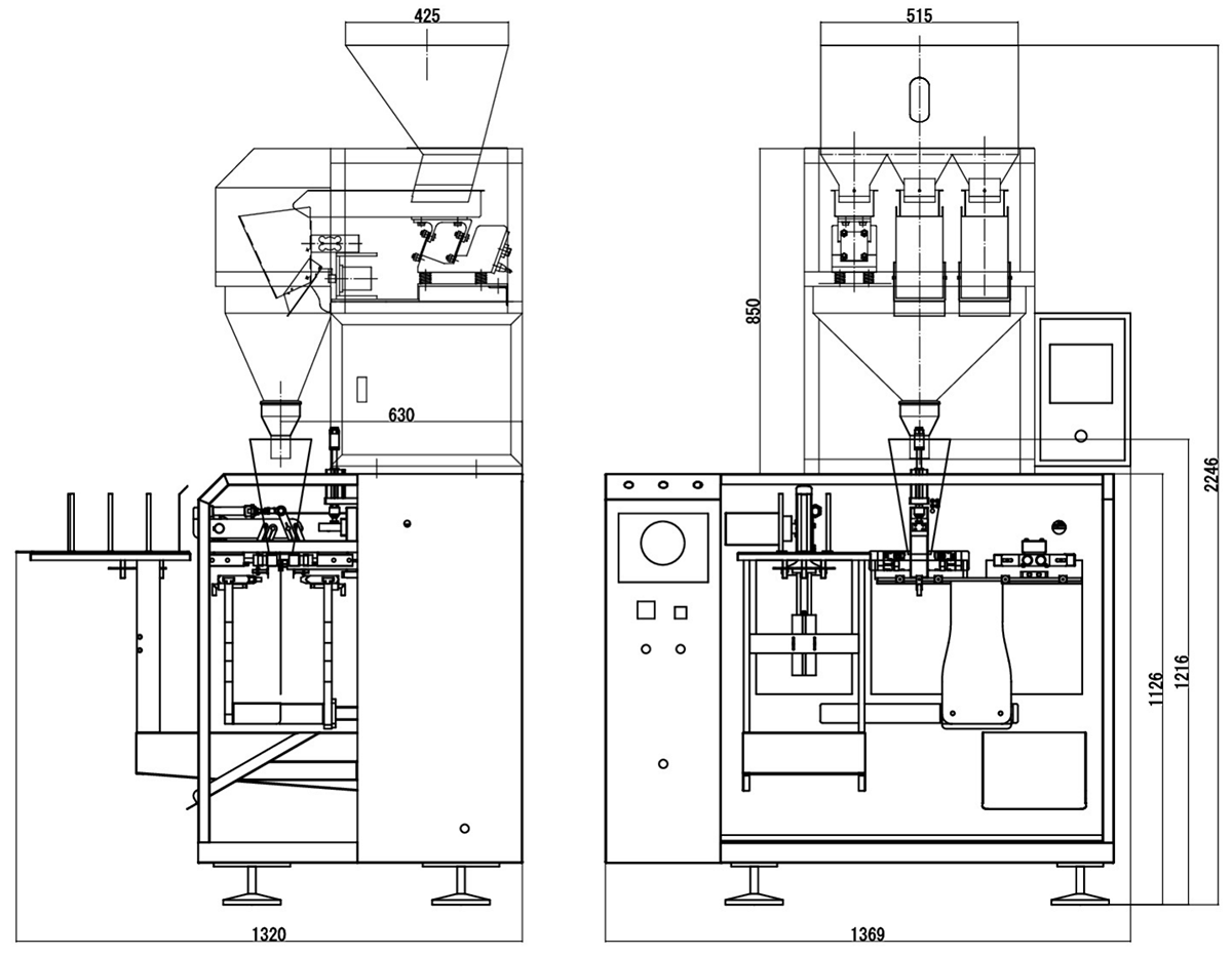 3 stations Auto Packing Machine